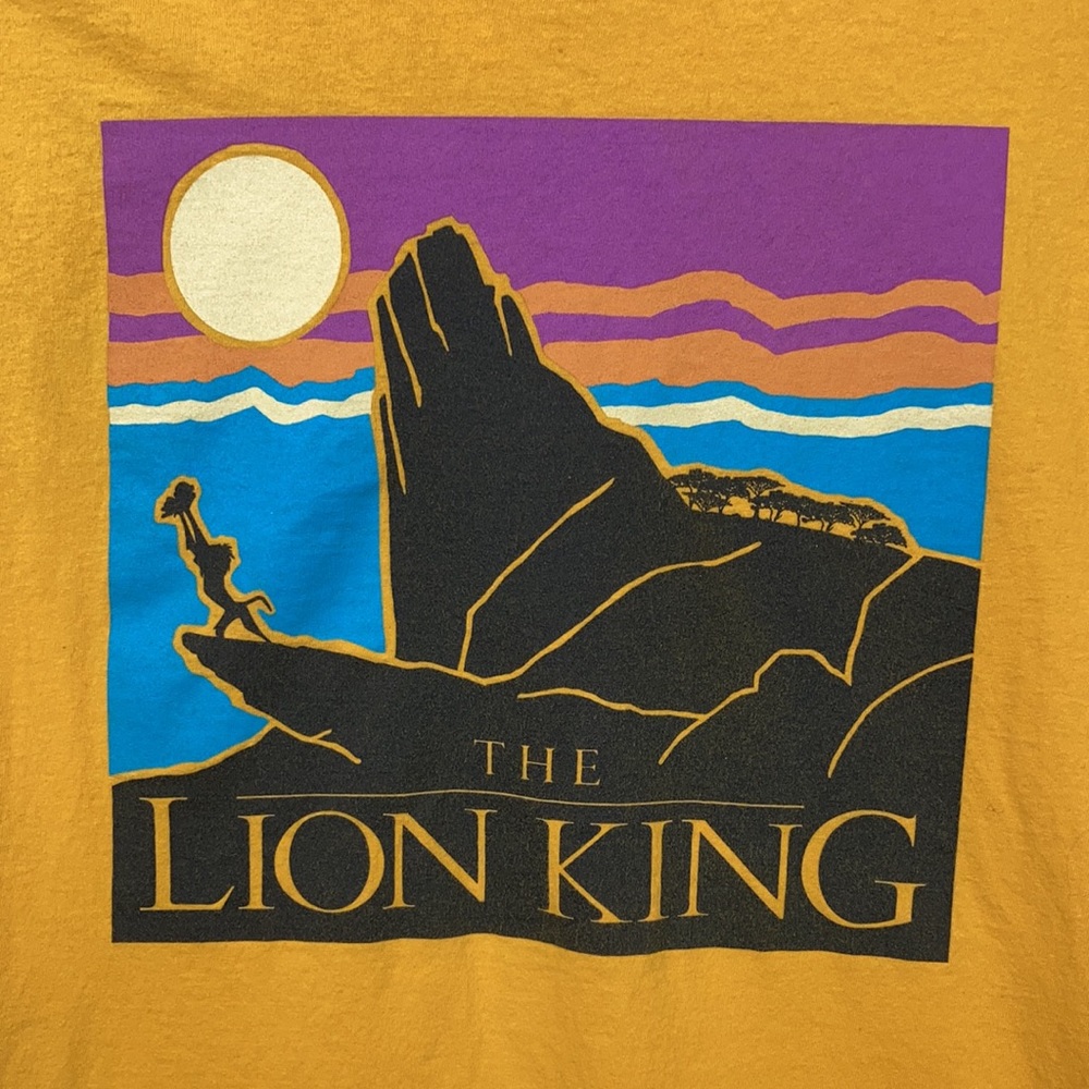 Disney The Lion King Yellow T-Shirt Size Medium - Picture 3 of 6